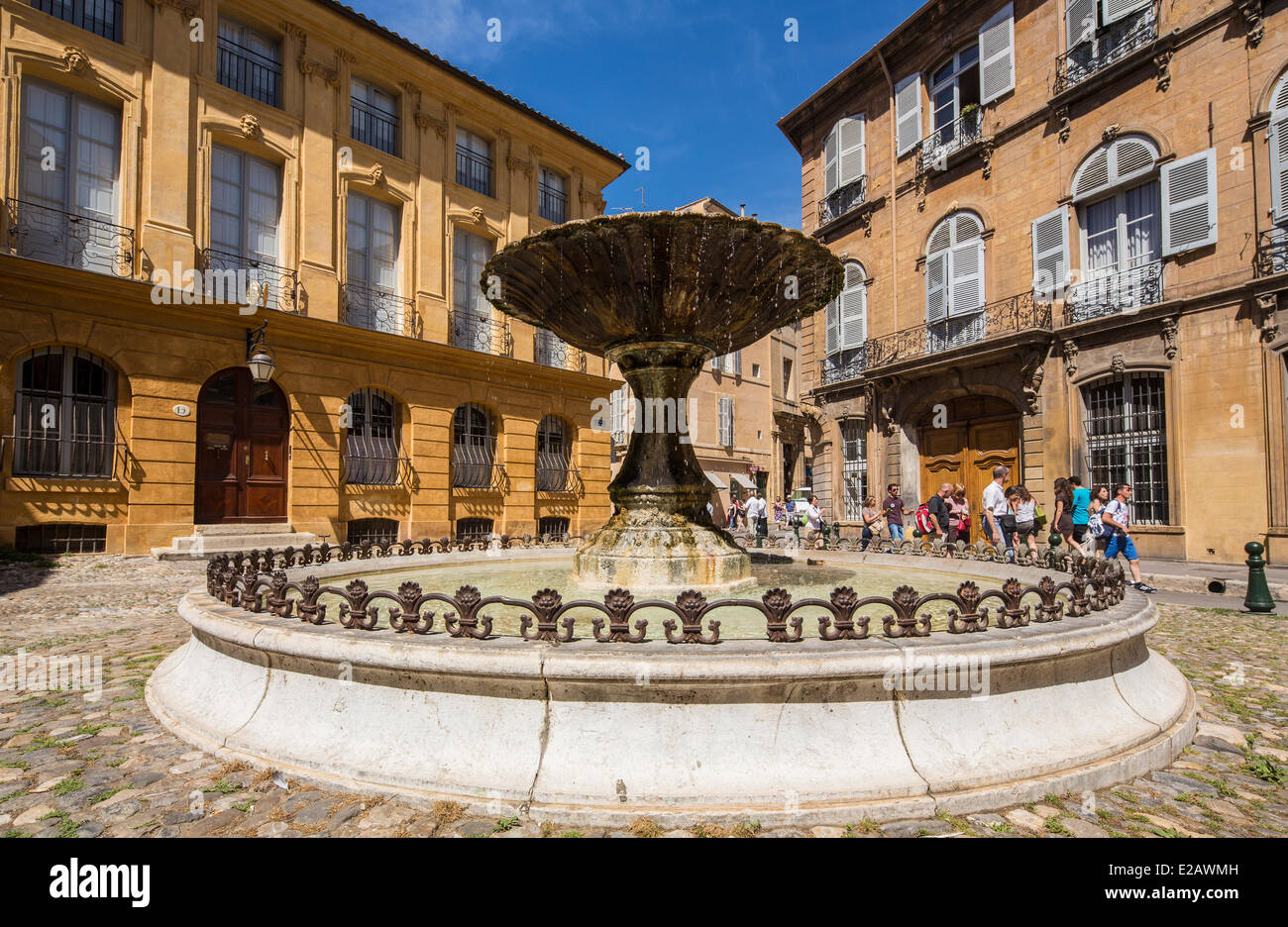 Frankreich, Bouches-du-Rhône, Aix-En-Provence, Ort d'Albertas Stockfoto