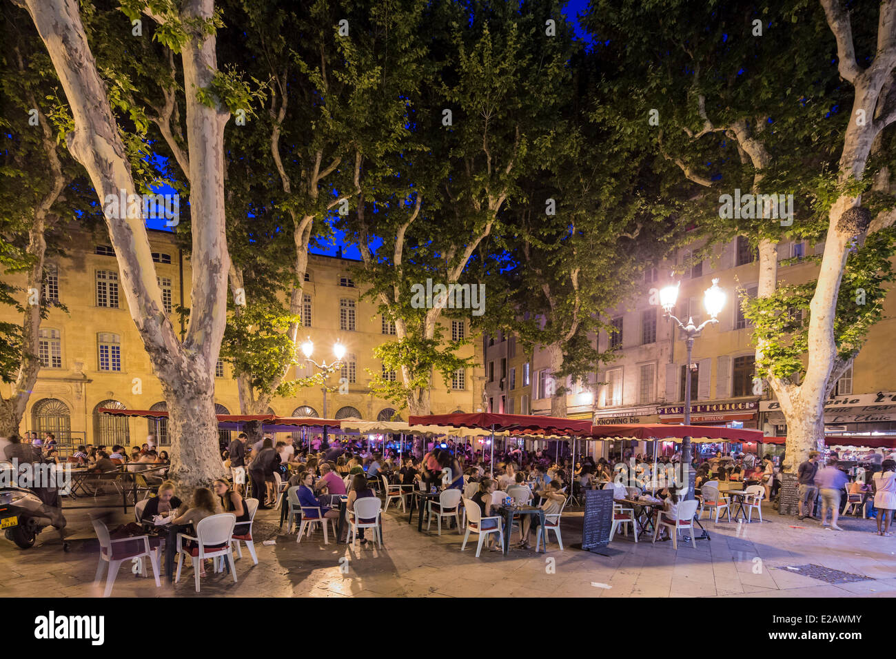 Frankreich, Bouches-du-Rhône, Aix-En-Provence, Ort Richelme Stockfoto