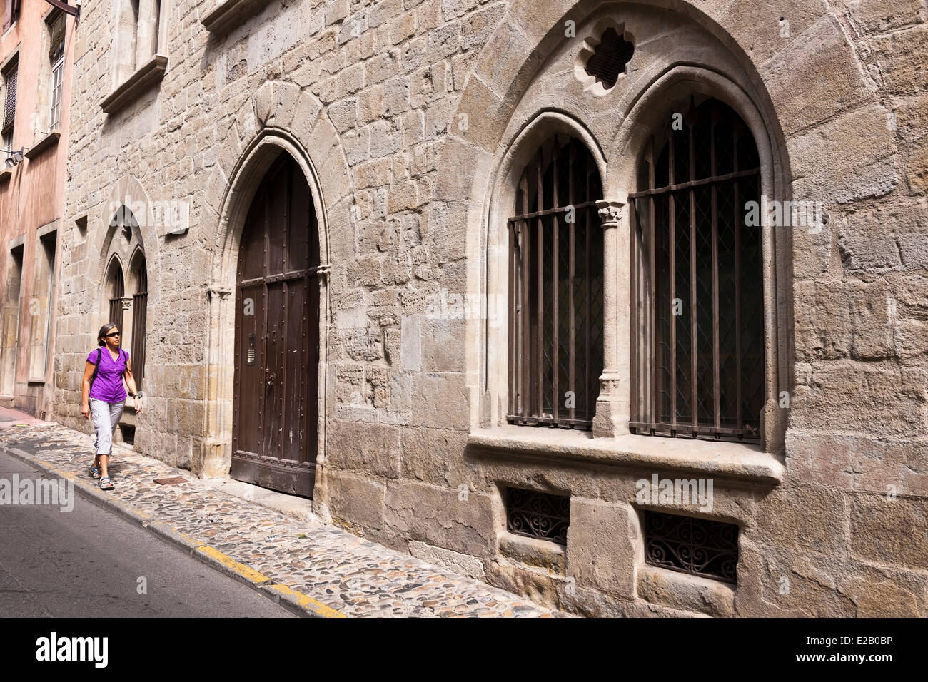 Frankreich, Aude, Carcassonne, Bastide St Louis (Unterstadt), Maison du Senechal Herrenhaus aus dem 14. und 16. Jahrhundert Stockfoto