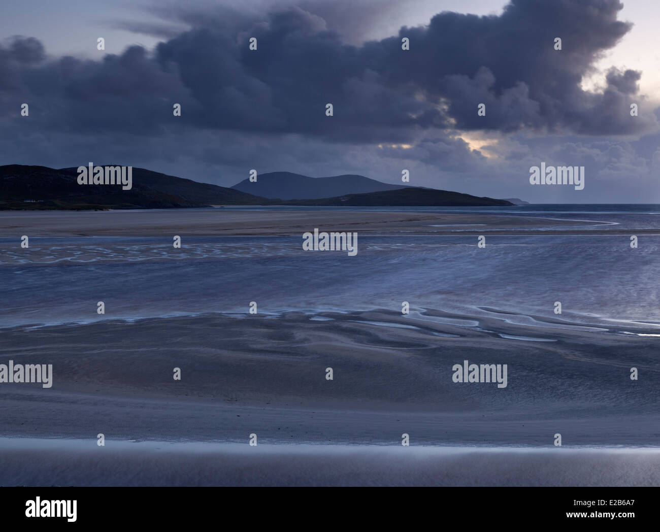 Ein Blick auf Luskentrye Bay, Harris, äußeren Hebriden, Schottland Stockfoto