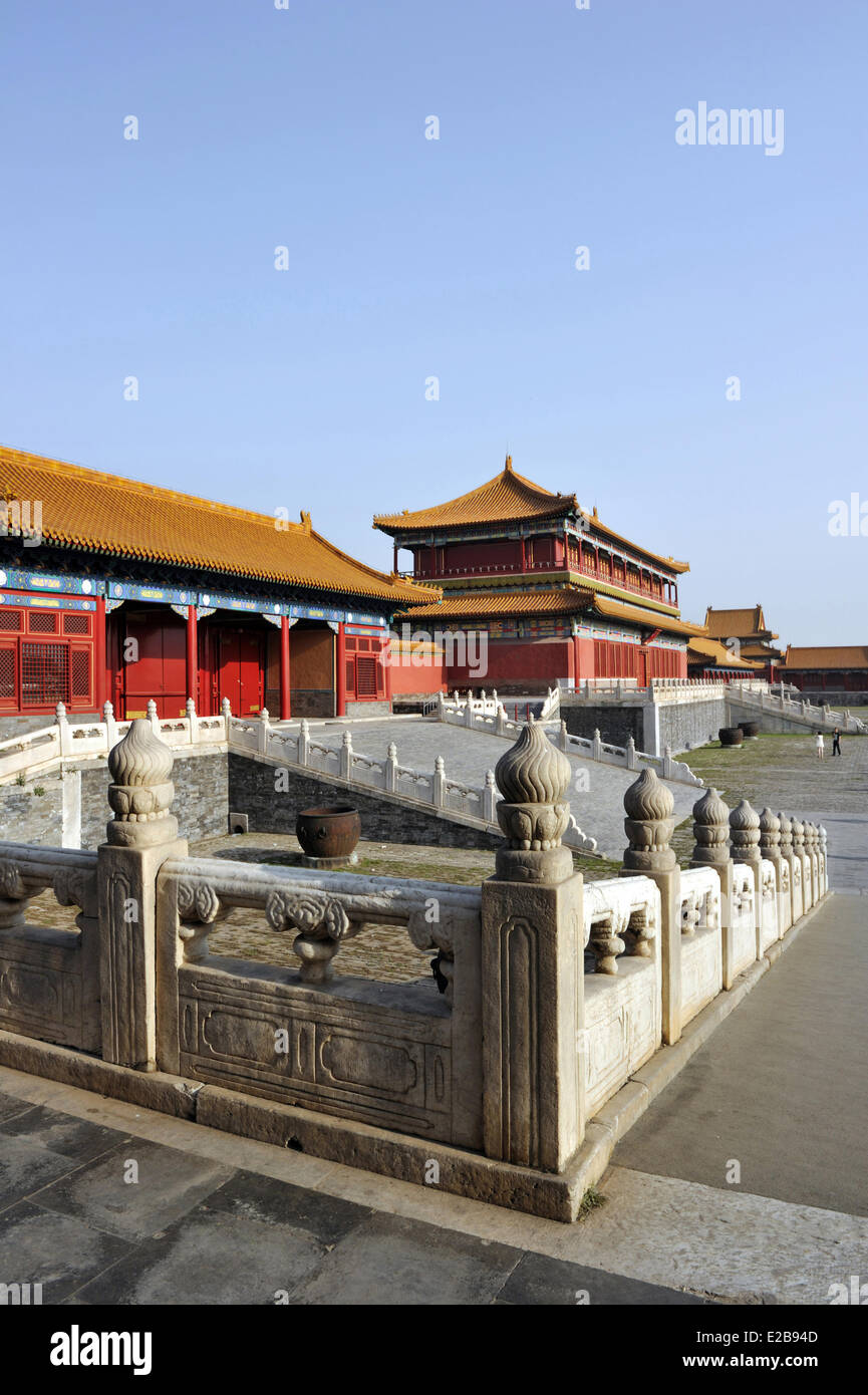 China, Peking, Verbotene Stadt, Weltkulturerbe von der UNESCO Stockfoto