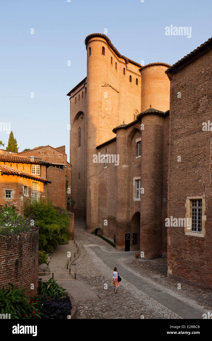 Frankreich, Tarn, Albi, Bischofsstadt, Weltkulturerbe der UNESCO, Palais De La Berbie Gehäuse Toulouse-Lautrec museum Stockfoto Frankreich, Tarn, Albi, Bischofsstadt, Weltkulturerbe der UNESCO, Palais De La Berbie Gehäuse Toulouse-Lautrec museum Stockfoto
