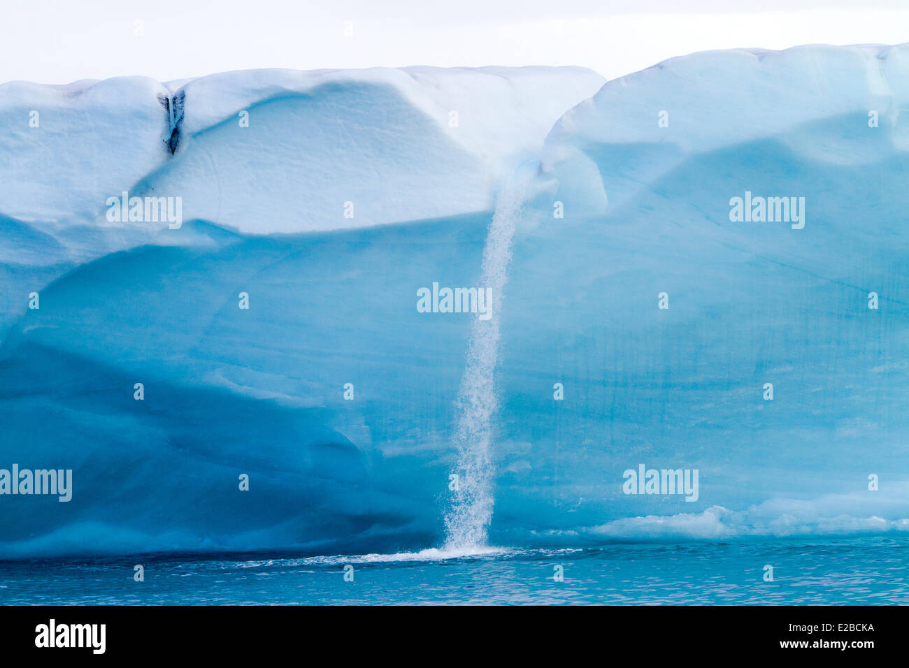 Norwegen, Spitzbergen, Nordaustlandet, Brasvell Gletscher Stockfoto