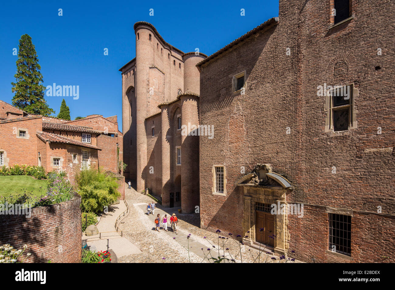 Frankreich, Tarn, Albi, Bischofsstadt, Weltkulturerbe der UNESCO, Palast Berbie, Toulouse-Lautrec Museum enthält Stockfoto Frankreich, Tarn, Albi, Bischofsstadt, Weltkulturerbe der UNESCO, Palast Berbie, Toulouse-Lautrec Museum enthält Stockfoto