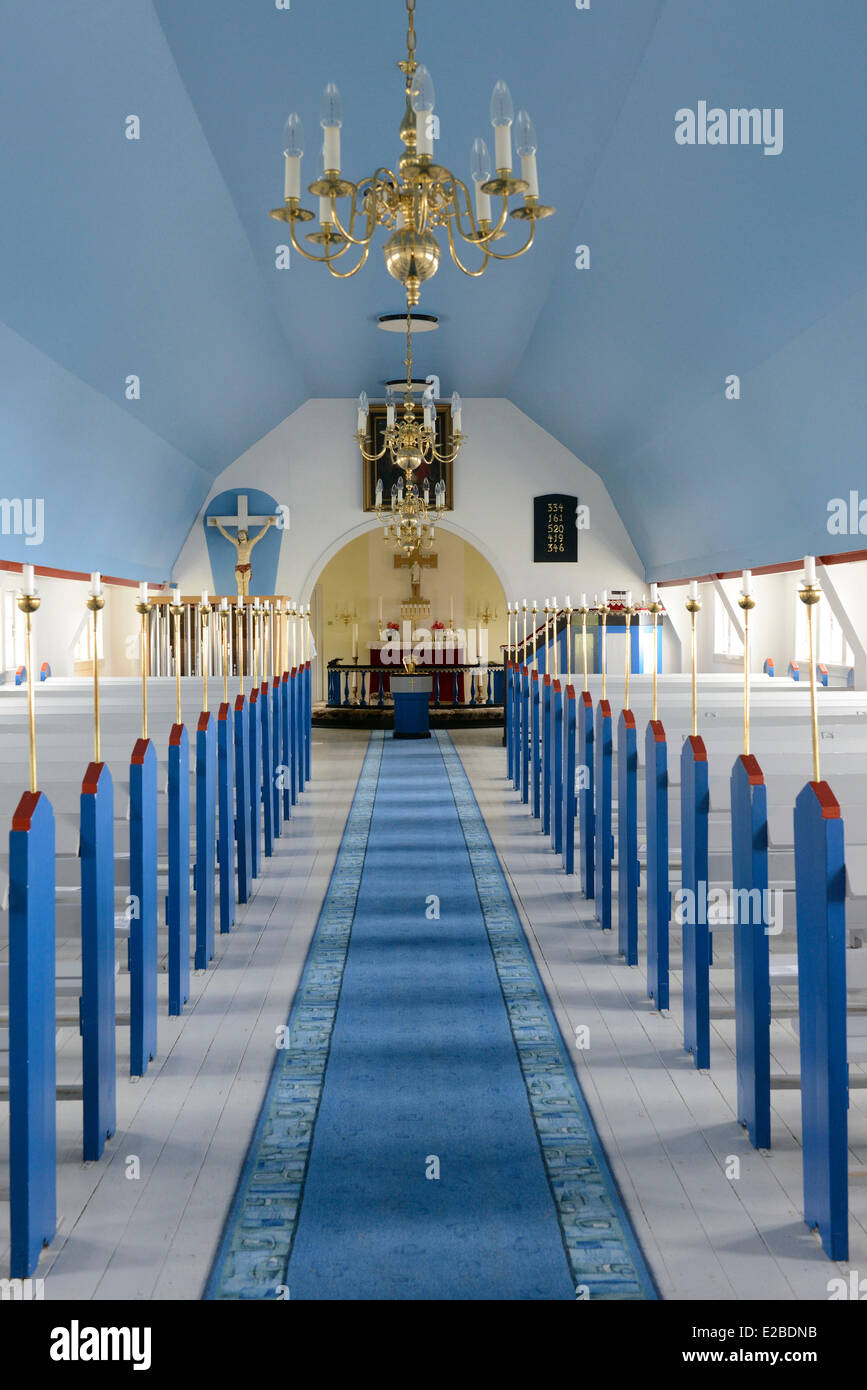 Grönland, Upernavik, die neue Kirche Stockfoto