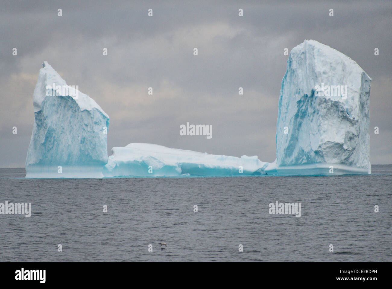 Grönland, Nutaarmiut Region, Baffin Bay, Iceberg Stockfoto