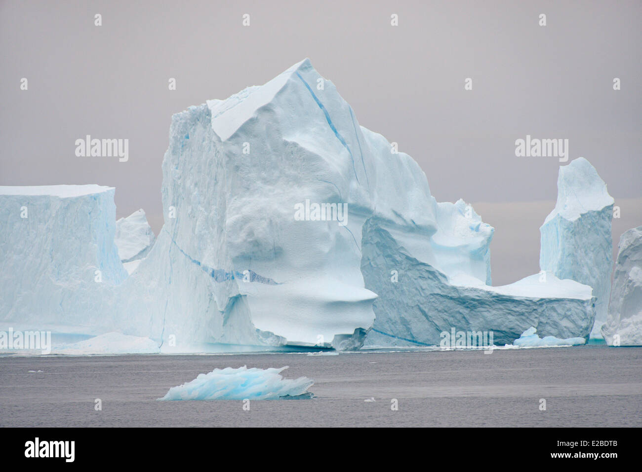 Grönland, Melville Bay, Cape York, Eisberge Stockfoto