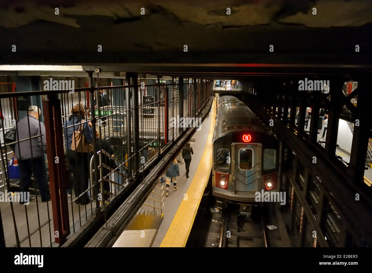 Vereinigte Staaten, New York City, Manhattan, Union Square u-Bahnstation Stockfoto