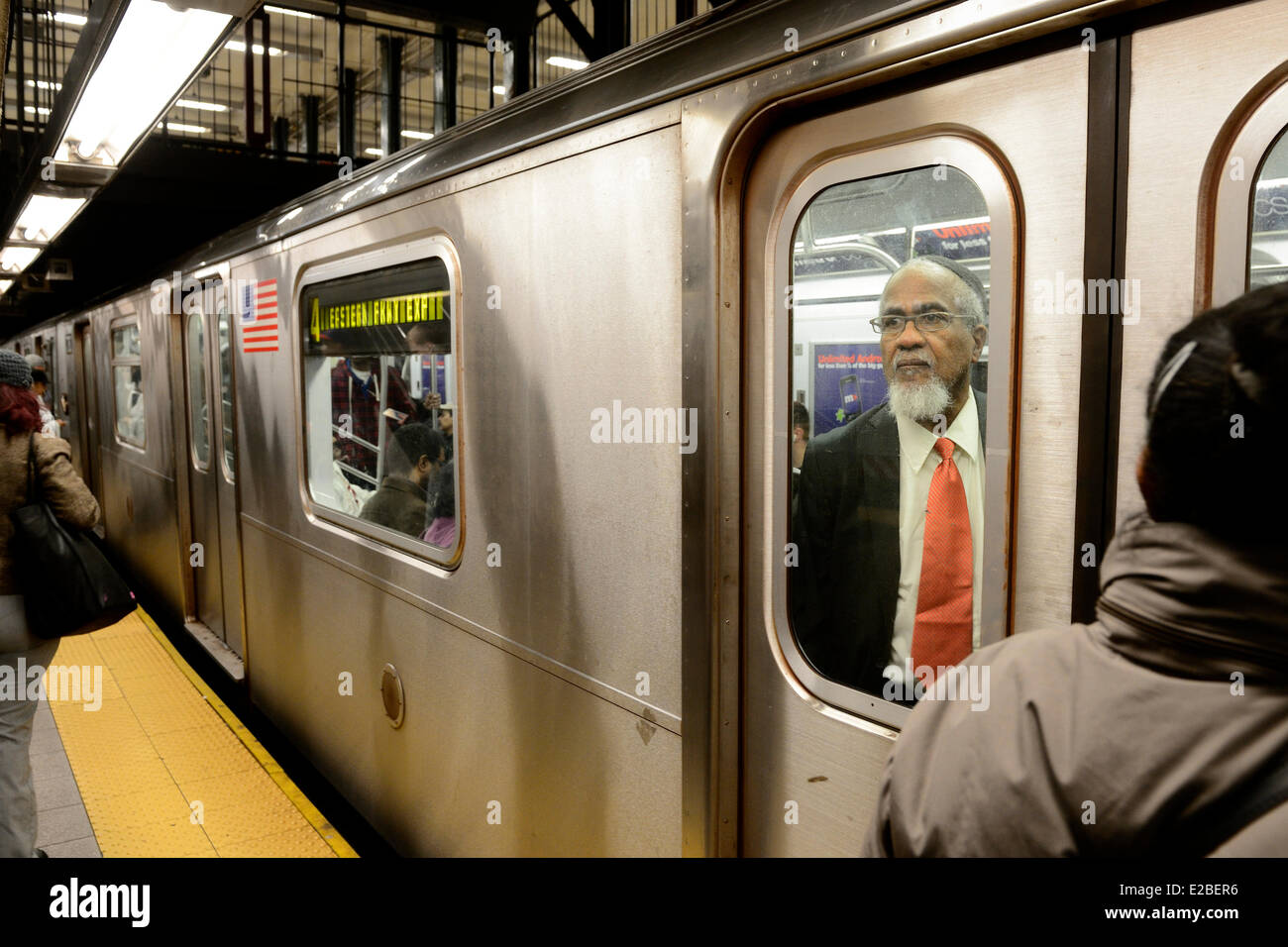 Vereinigte Staaten, New York City, Manhattan, Union Square u-Bahnstation Stockfoto