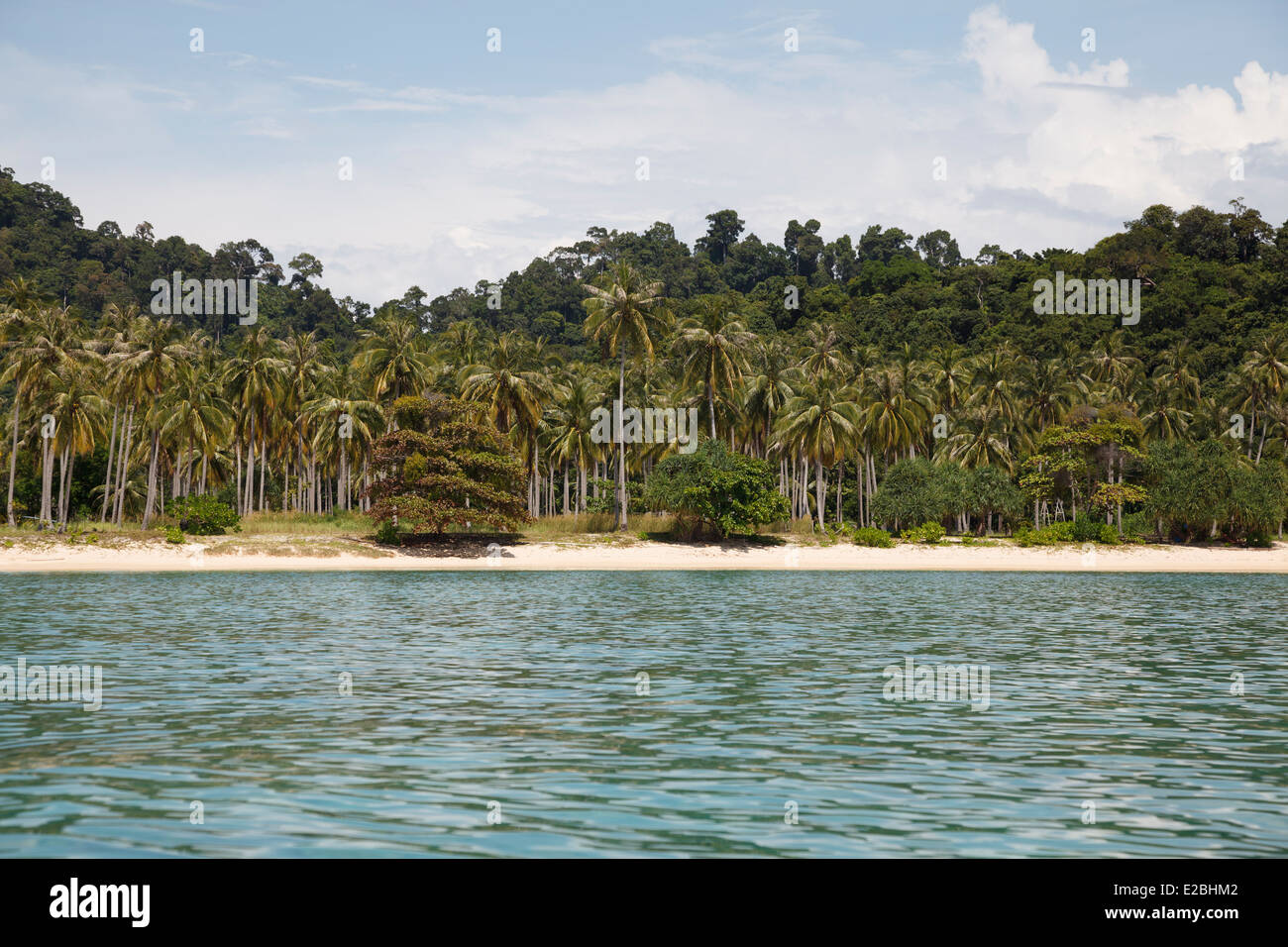 Ko Ngai, eine tropische Insel im Andamanensee rund um Thailand. Foto V.D. Stockfoto