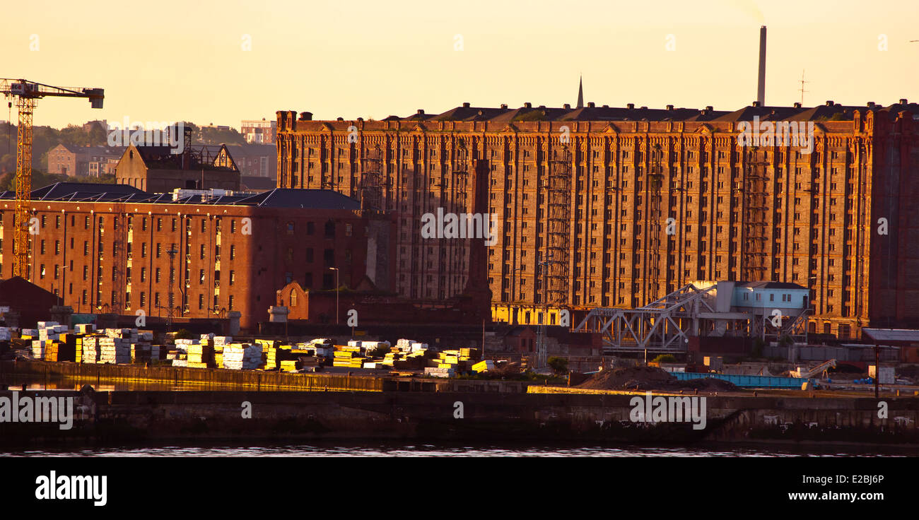 Stanley Dock Tobacco Warehouse Liverpool weltweit größte Backsteinlagerhaus Stockfoto