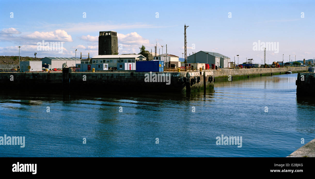 James Watt Dock Greenock in den Firth of Clyde Stockfoto