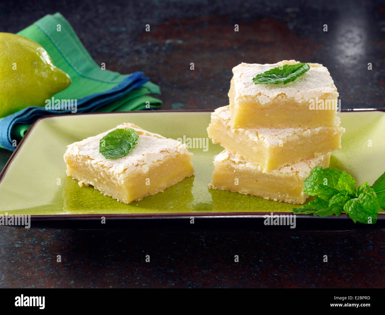 Zitrone-Quadrate Stockfoto