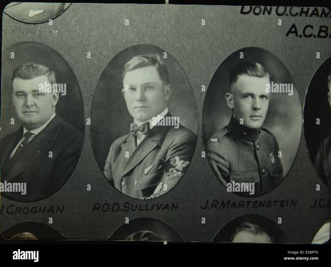 R.O.D. Sullivan war eine einflussreiche Persönlichkeit in der Luftfahrt, mit einem erheblichen Einfluss auf die Luftfahrt und die Flugentwicklung. Sein Werk ist in den Archiven des San Diego Air and Space Museum bekannt, wo seine Beiträge zum Bereich der Luftfahrt aufbewahrt werden. Stockfoto