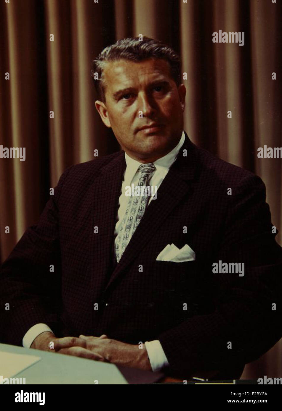 Wernher von Braun Stockfoto