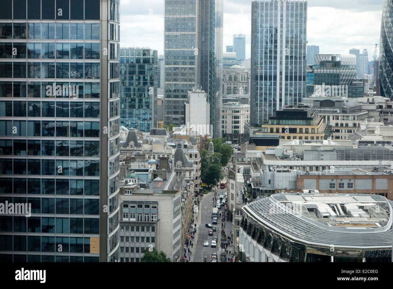 Bürogebäude in der City of London, UK-Foto: Pixstory / Alamy Stockfoto