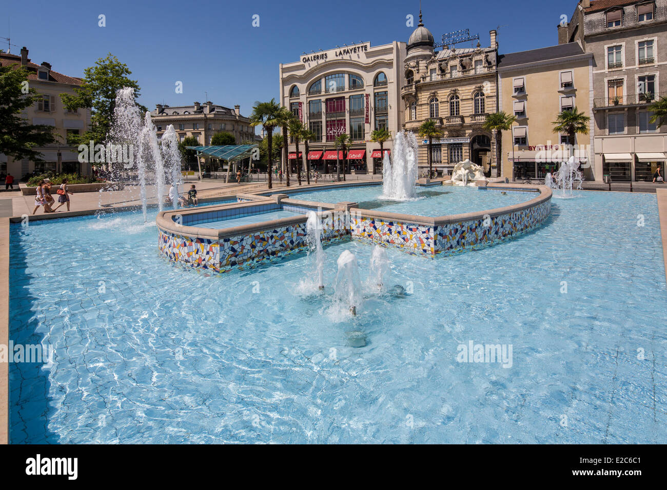 Frankreich, Pyrenäen Atlantiques, Bearn, Pau, Place Clemenceau Stockfoto