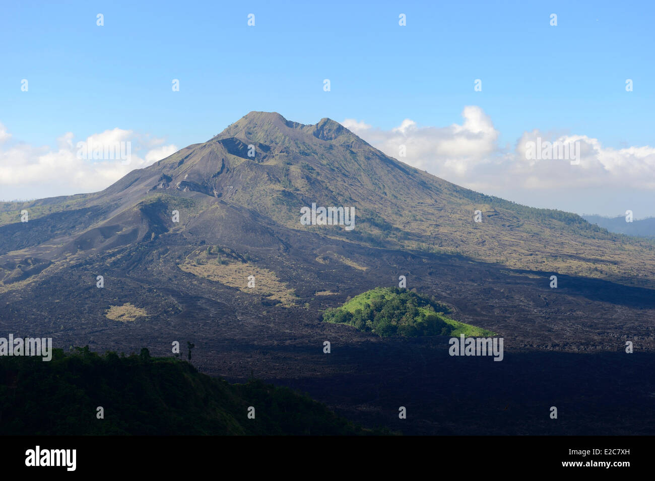 Indonesien, Bali, Kintamani Bereich, den Gunung Batur Vulkan Stockfoto