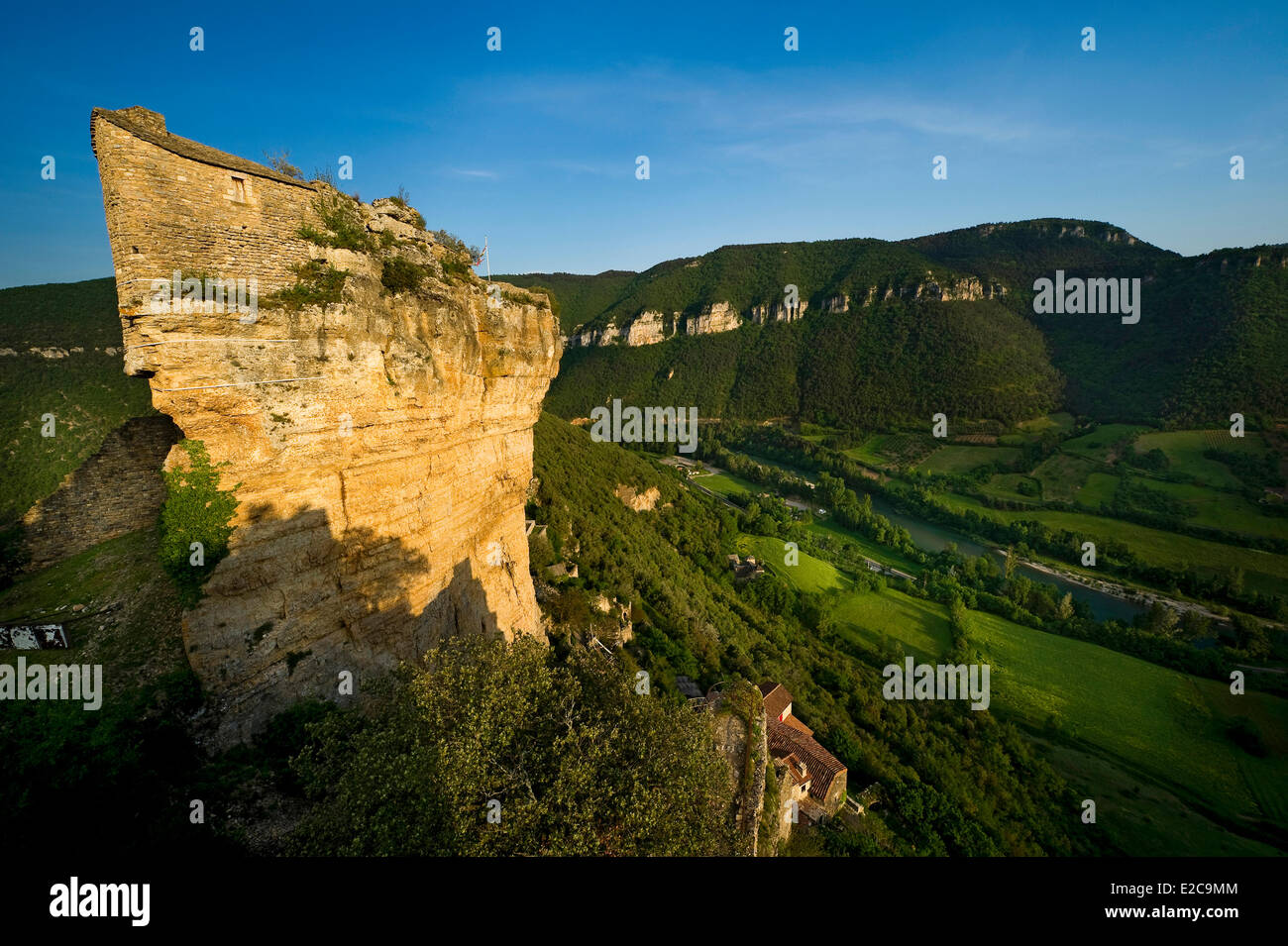 Frankreich, Aveyron, Riviere Sur Tarn, Schloss Peyrelade, 11. Jahrhundert Stockfoto