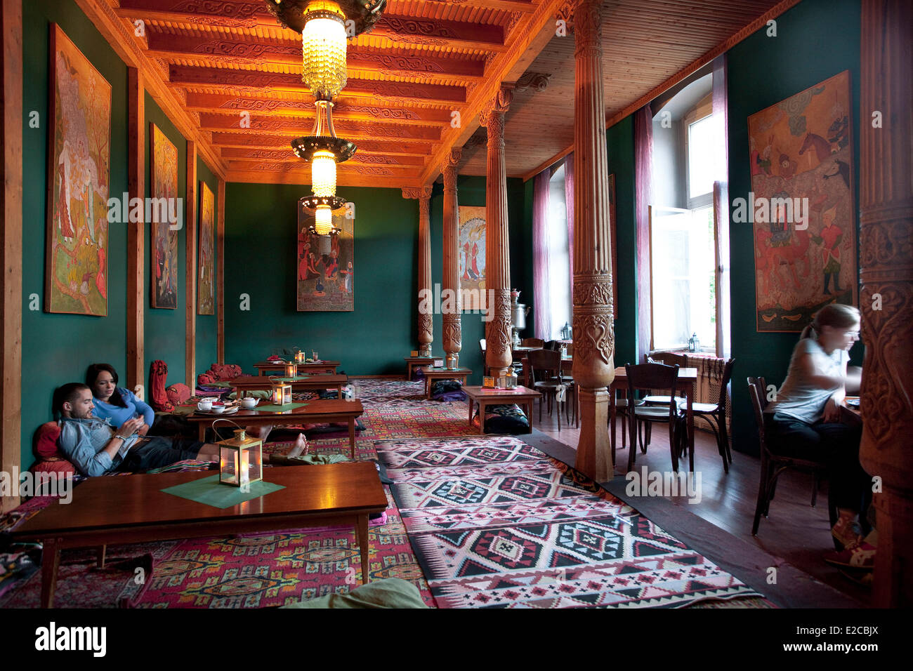 Deutschland, Berlin, Mitte, Tadschikistan Teestube Stockfoto