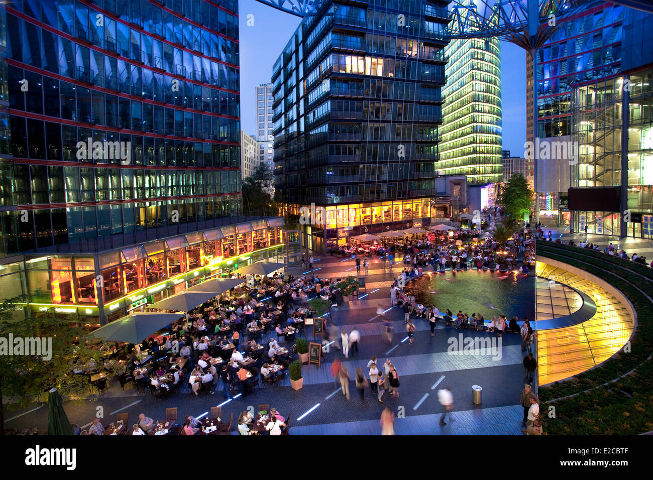 Deutschland, Berlin, Potsdamer Platz, Sony Center Stockfoto