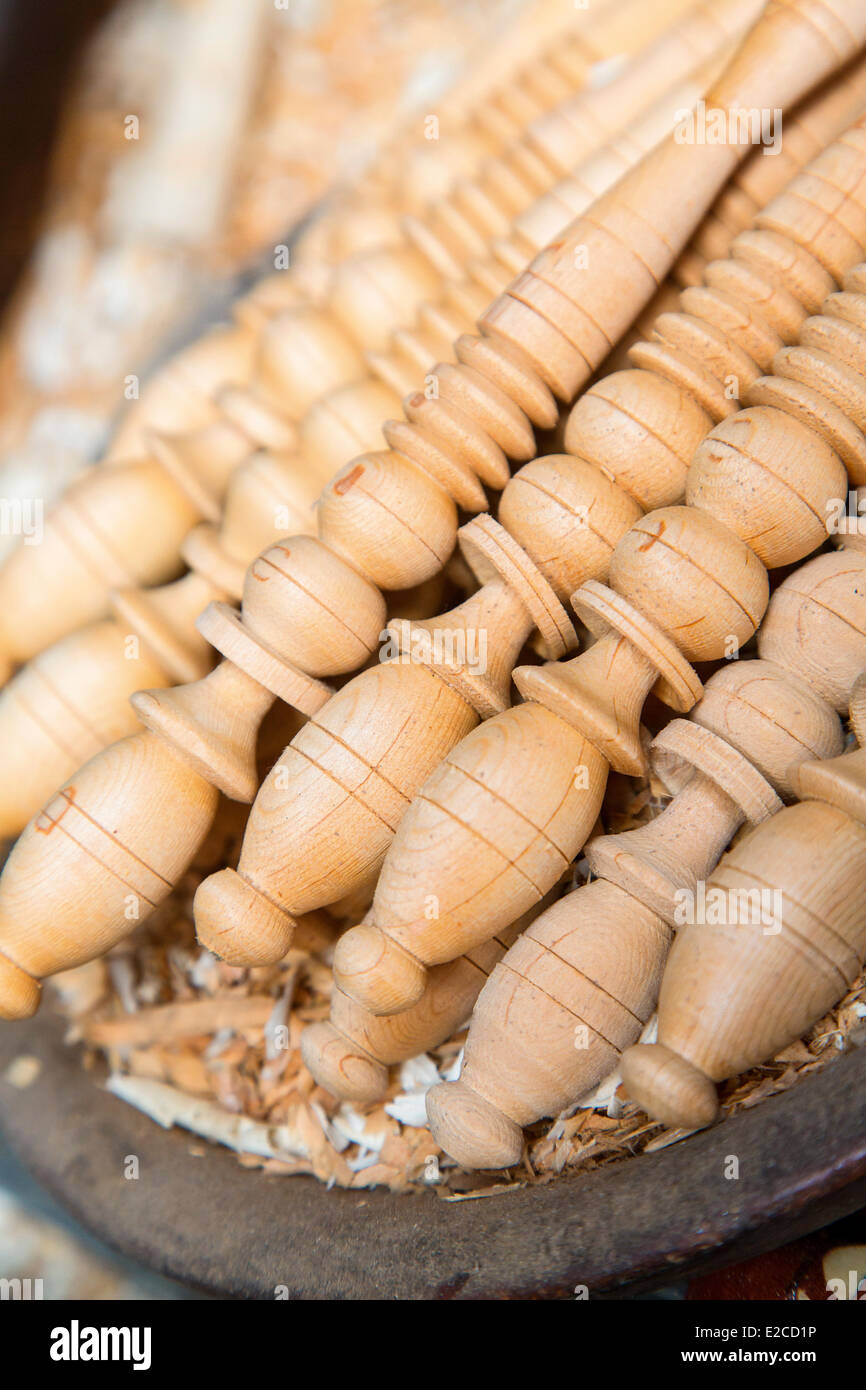 Kaiserstadt, Weltkulturerbe der UNESCO, Handwerker im Souk Medina, Marrakesch, Marokko, hoher Atlas Stockfoto