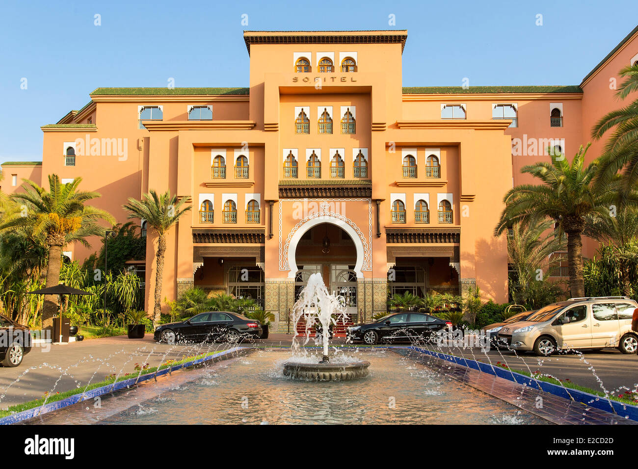 Marokko, hoher Atlas, Marrakesch, Kaiserstadt, Hotel Sofitel Stockfoto