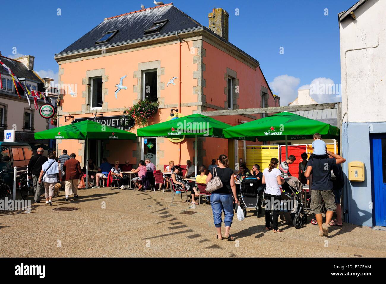 Frankreich, Finistere, Bigouden Land, Le Guilvinec Stockfoto