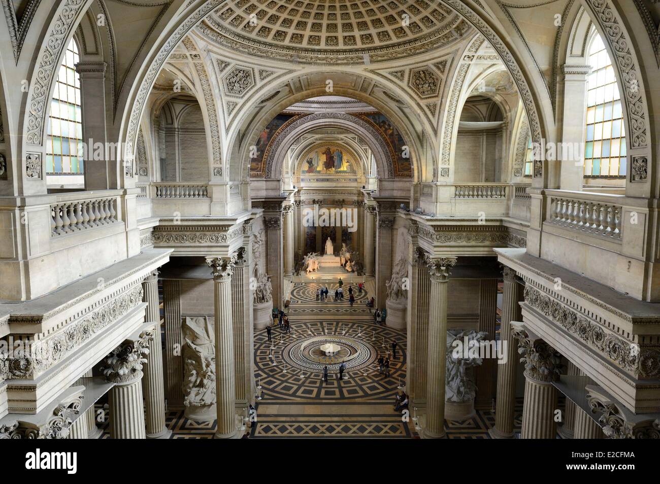 Frankreich, Paris, das Pantheon, das Kirchenschiff Stockfoto