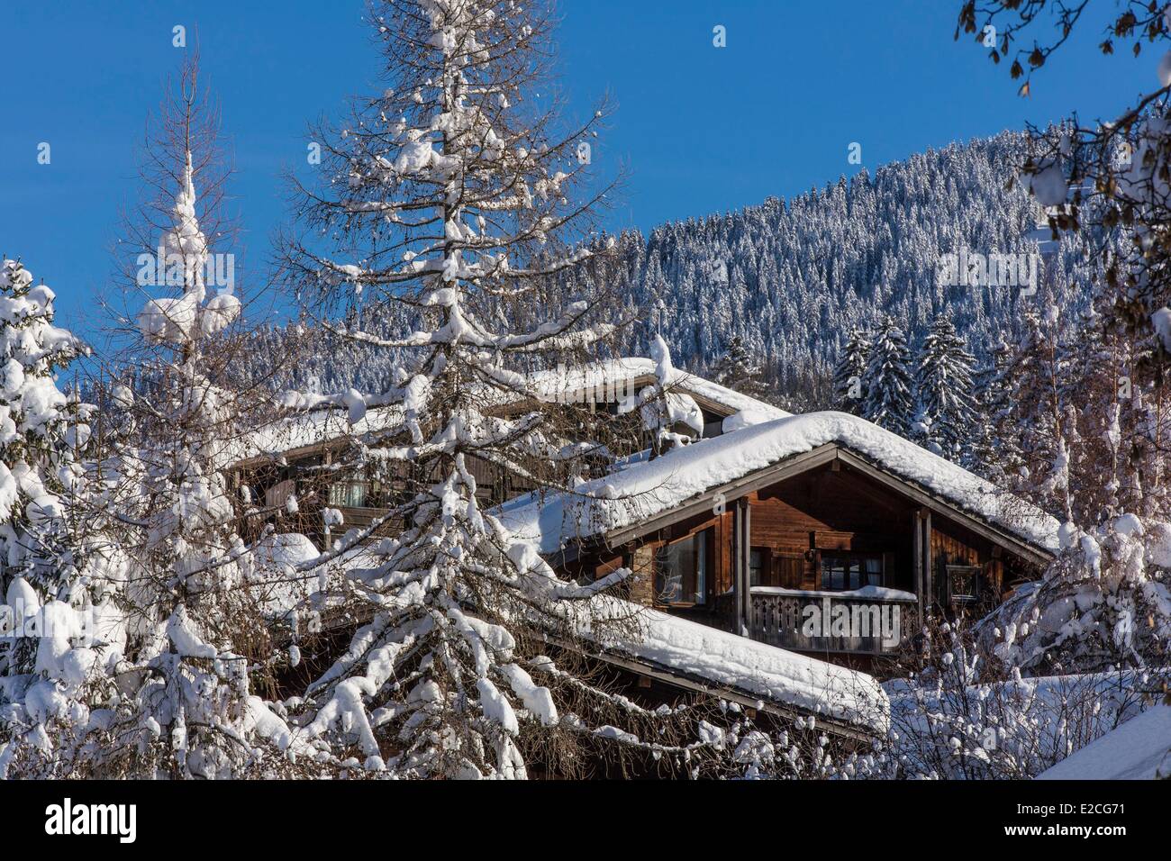 Frankreich, Haute Savoie, Megeve Stockfoto