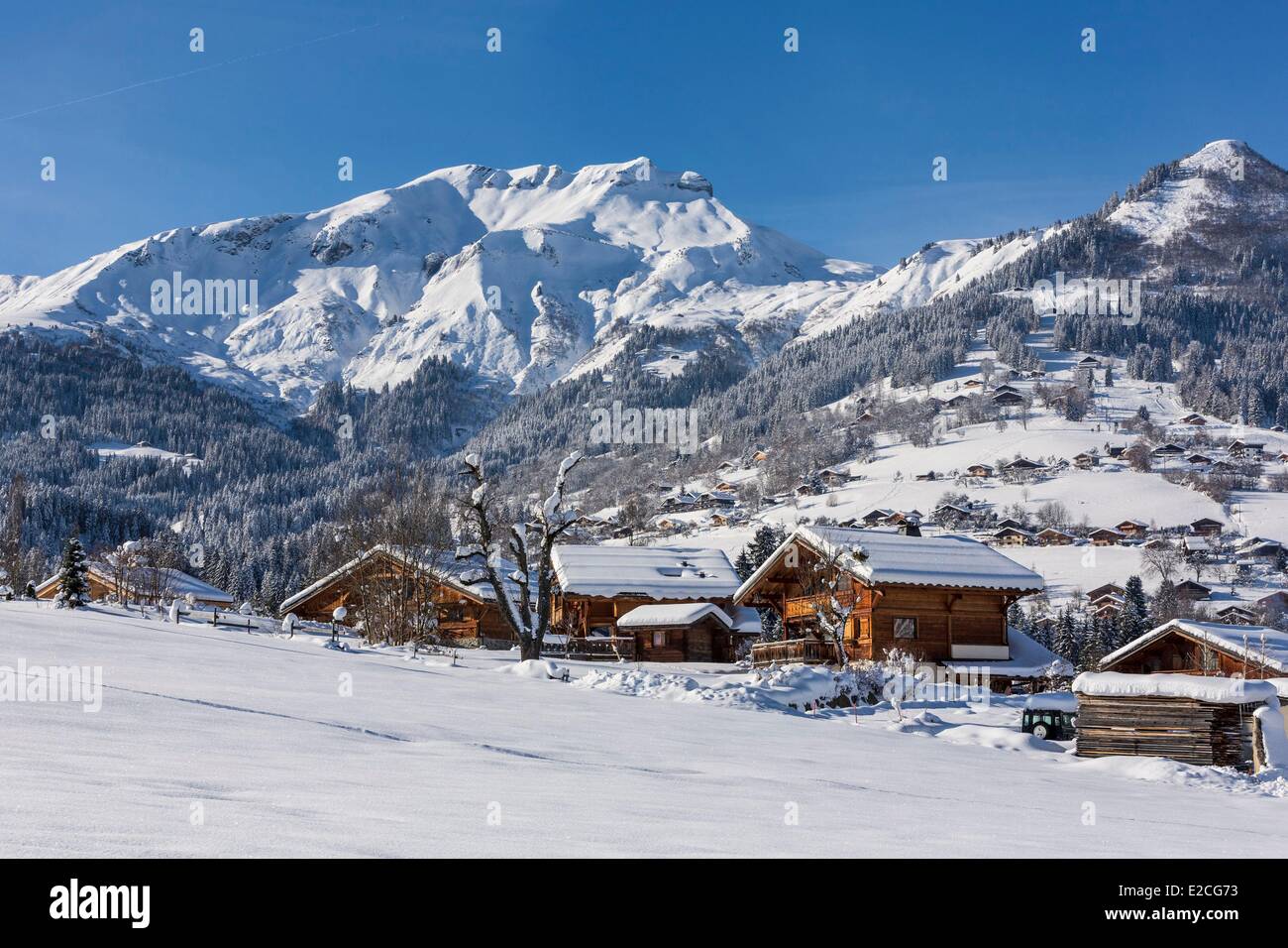 Frankreich, Haute Savoie, Cordon Stockfoto