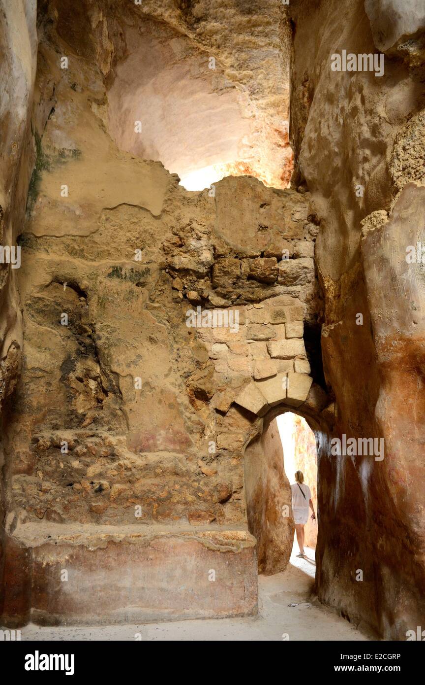 Northern District, Galiläa, Nazareth, Israel, Zippori (Sepphoris) Nationalpark, das alte Wasserreservoir Stockfoto