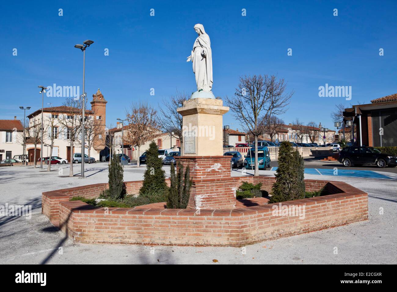 Frankreich, Haute Garonne, Villefranche de Lauragais Stockfoto