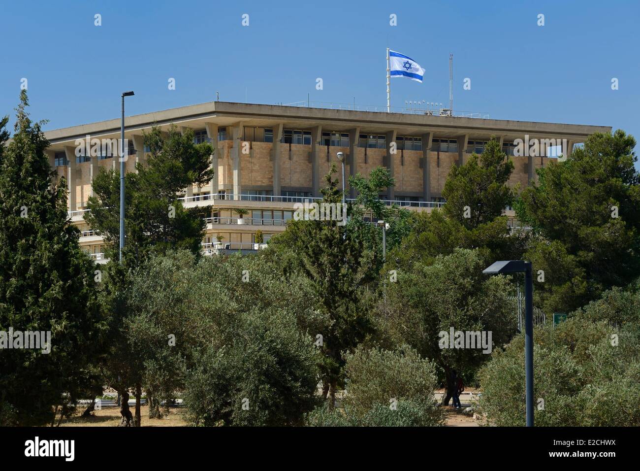 Israel, Jerusalem, Knesset ist der Gesetzgeber Israels, befindet sich in Givat Ram Stockfoto