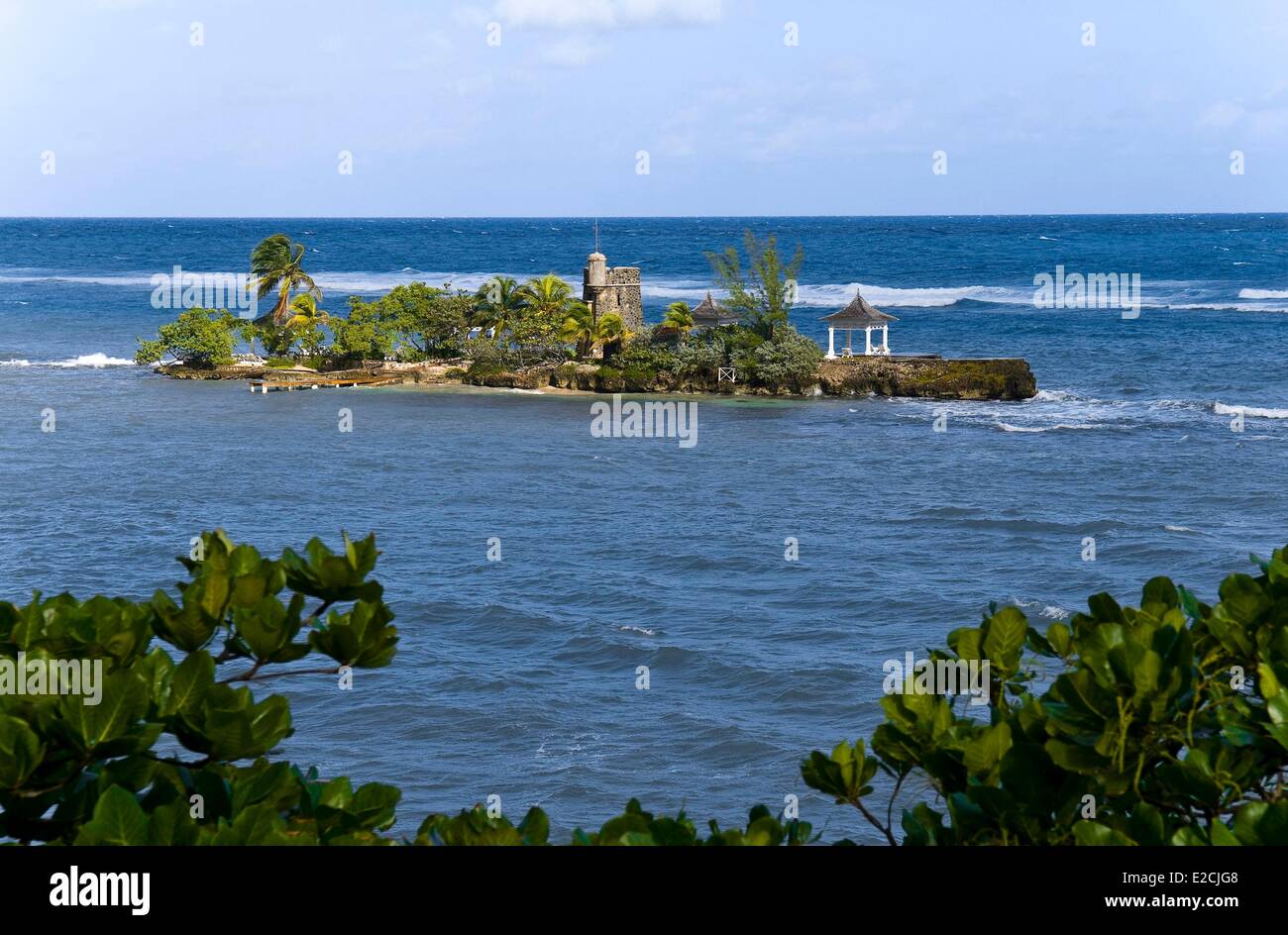 Jamaika, Westindische Inseln, Pfarrei Portland an Nordküste, Französisch Mann Bucht-Bereich Stockfoto