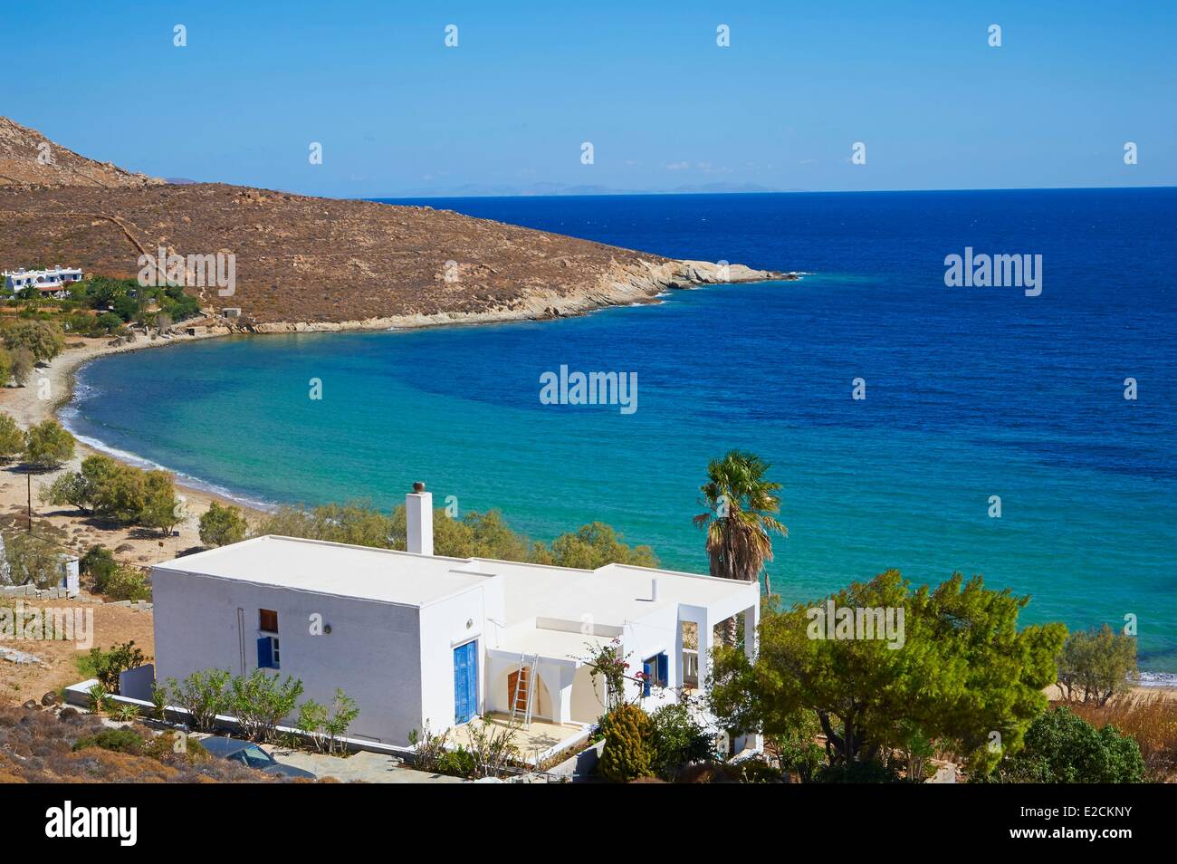 Griechenland-Kykladen-Serifos Insel Psili Ammos Strand Stockfoto