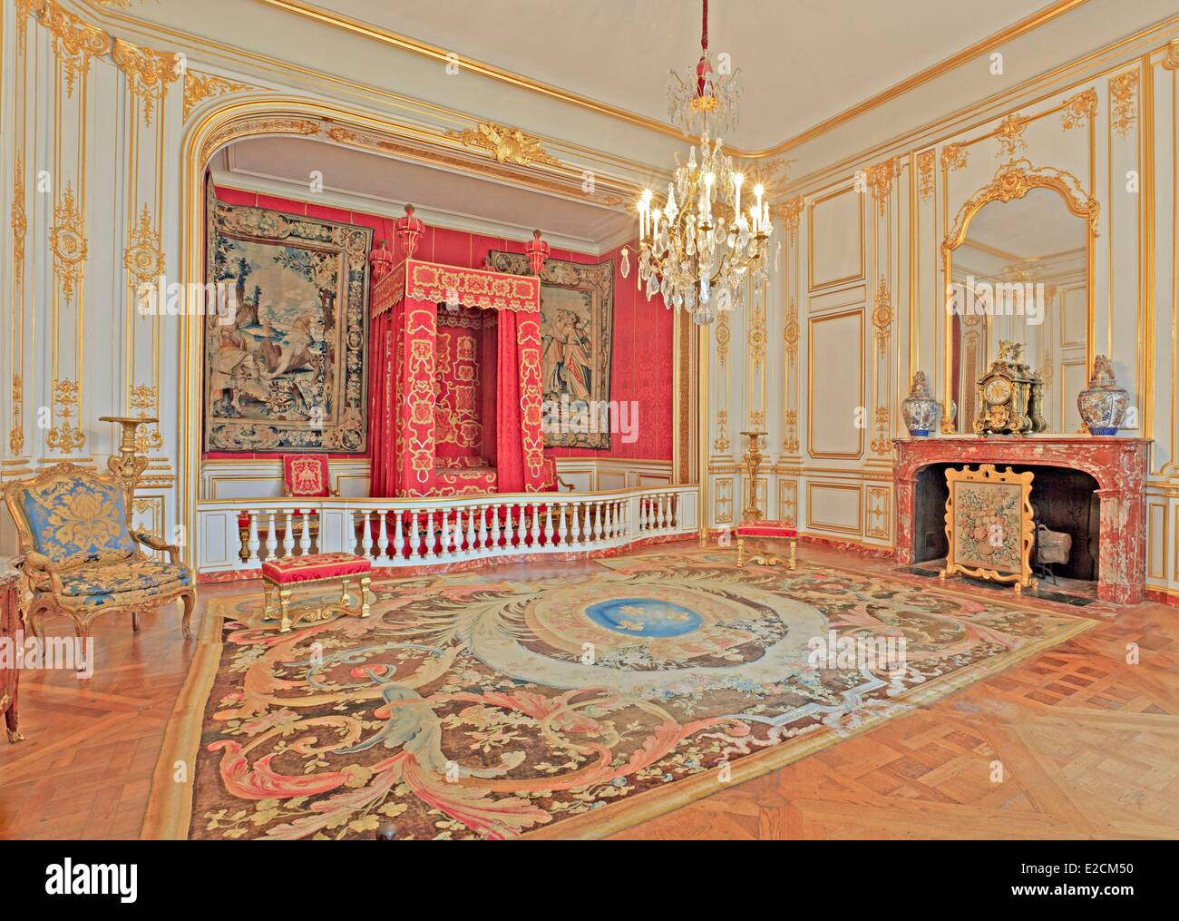 Bedroom of louis xiv Fotos und Bildmaterial in hoher Auflösung Alamy