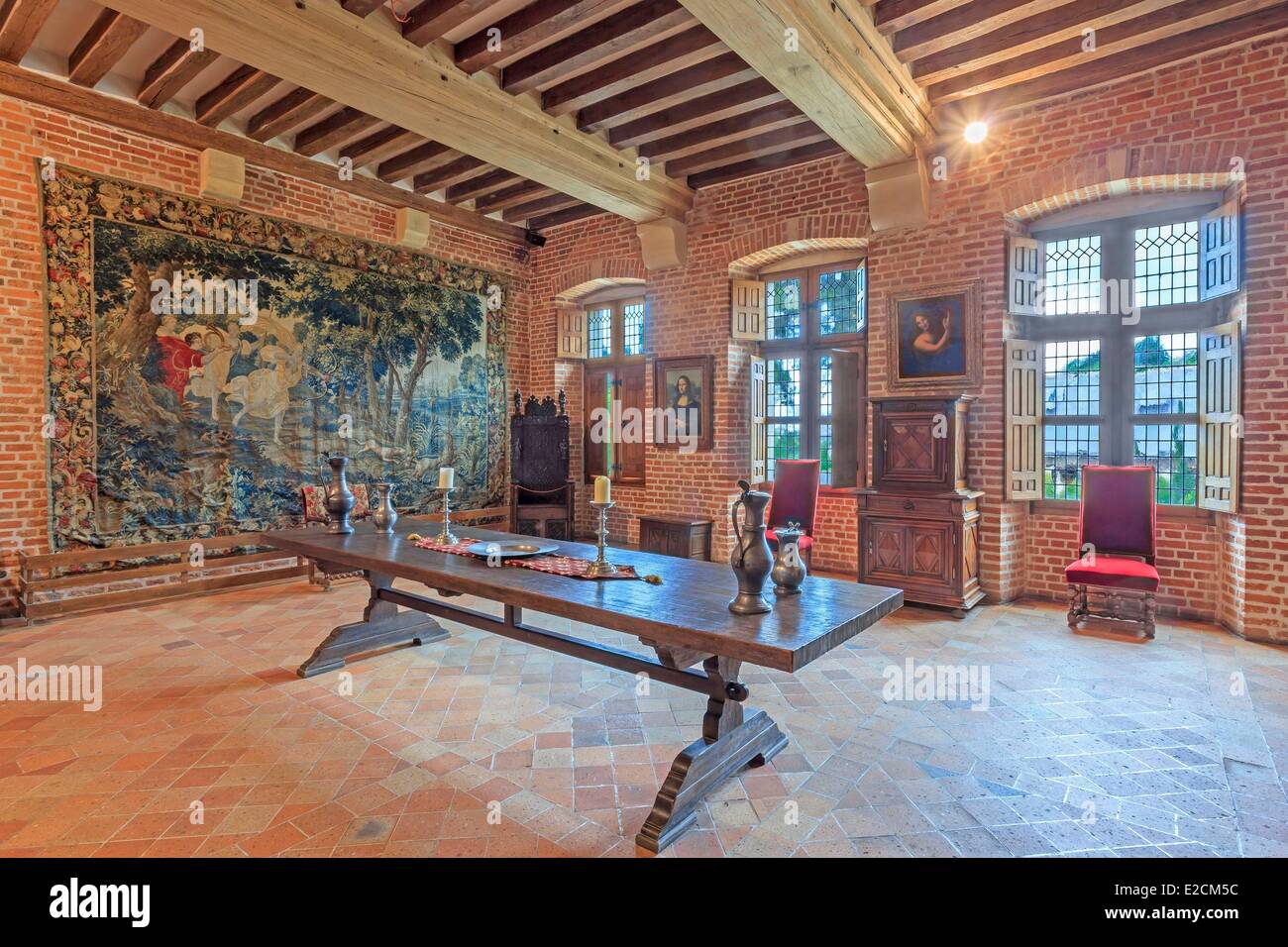 Frankreich-Indre et Loire Loiretal Weltkulturerbe von UNESCO Amboise Clos Luce Castle Leonardo Da Vincis letztes Haus Stockfoto