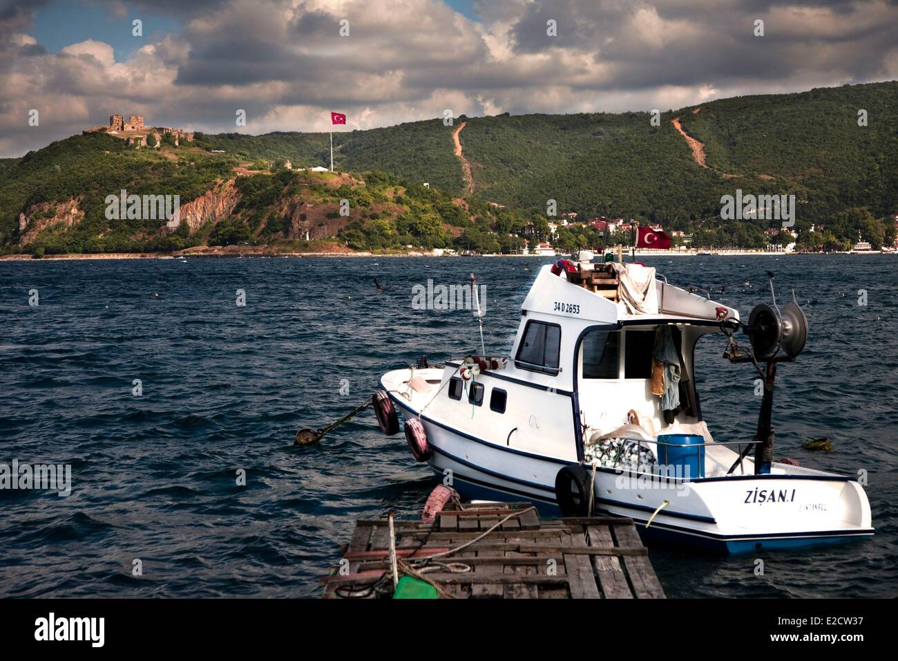 Türkei-Schwarzmeer-Region Kara Deniz Rumeli Kavagi Stockfoto