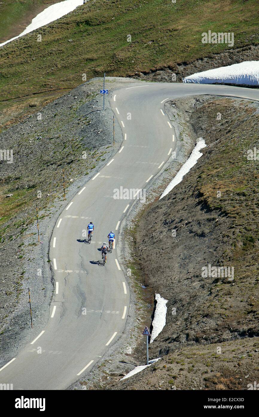 Frankreich Hautes Alpes Parc Naturel Regional du Queyras (natürlichen regionalen Park von Queyras) Col Agnel 2744 m Stockfoto