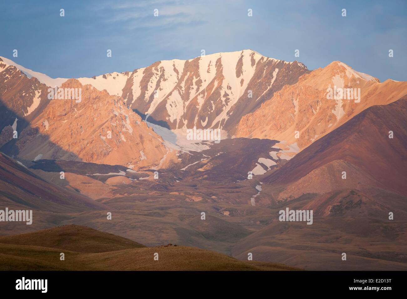 Kirgisistan Naryn Provinz Arpa Tal das Tianshan-Gebirge Stockfoto