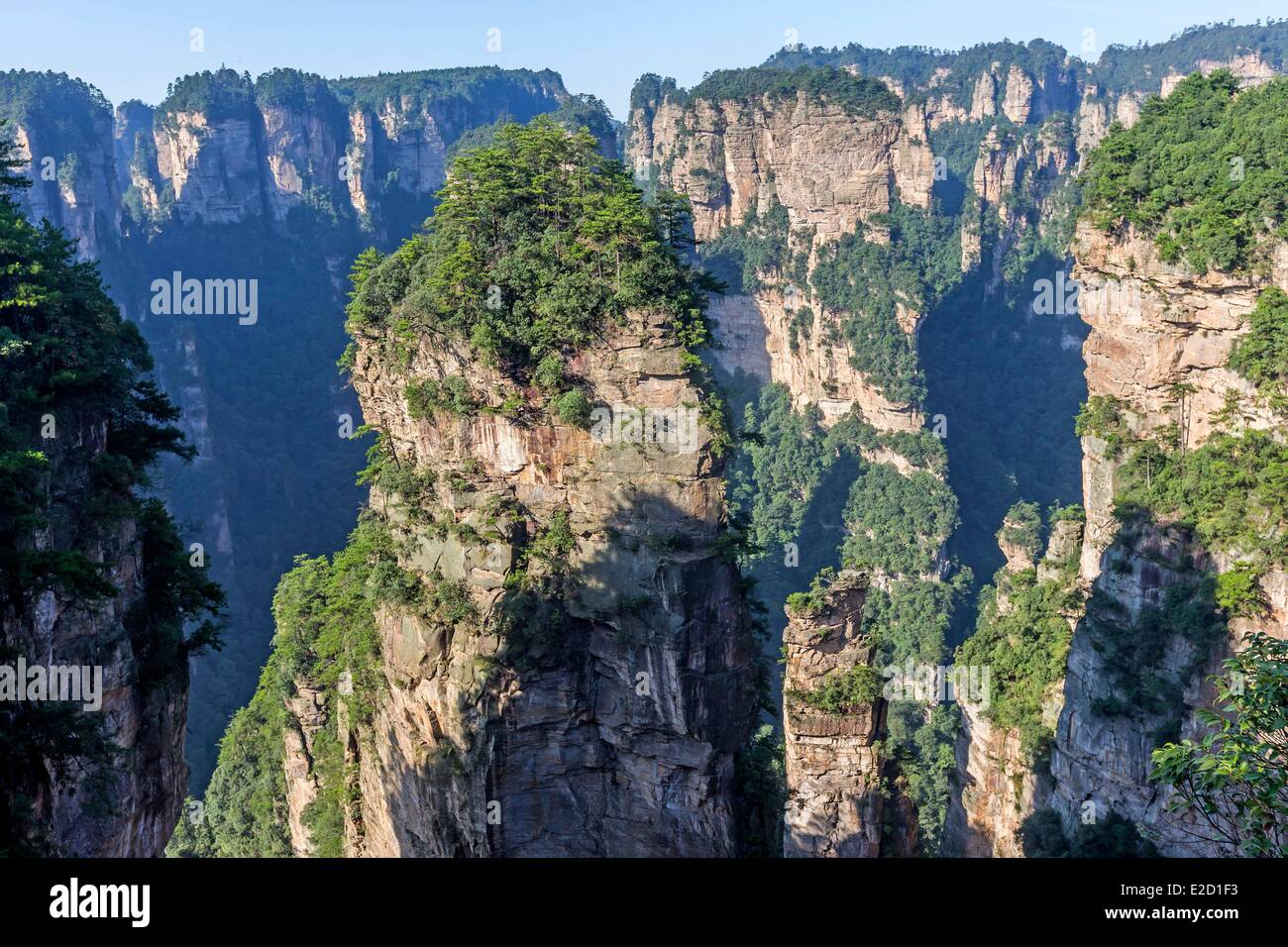 China Hunan Provinz Zhangjiajie Wulingyuan Scenic Area Zhangjiajie