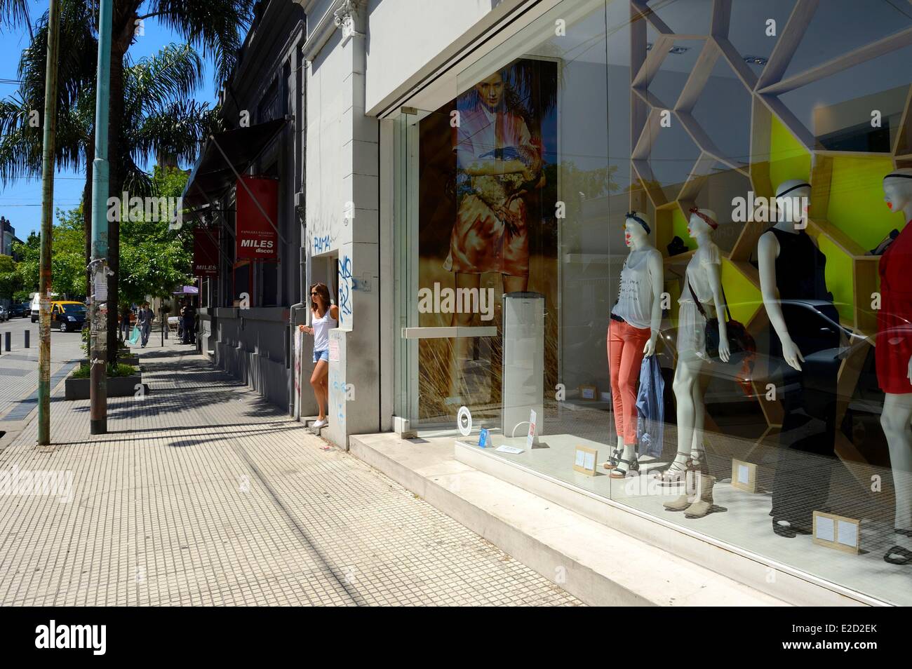 Argentinien Buenos Aires Palermo Bezirk Modeboutique in Honduras Straße Stockfoto