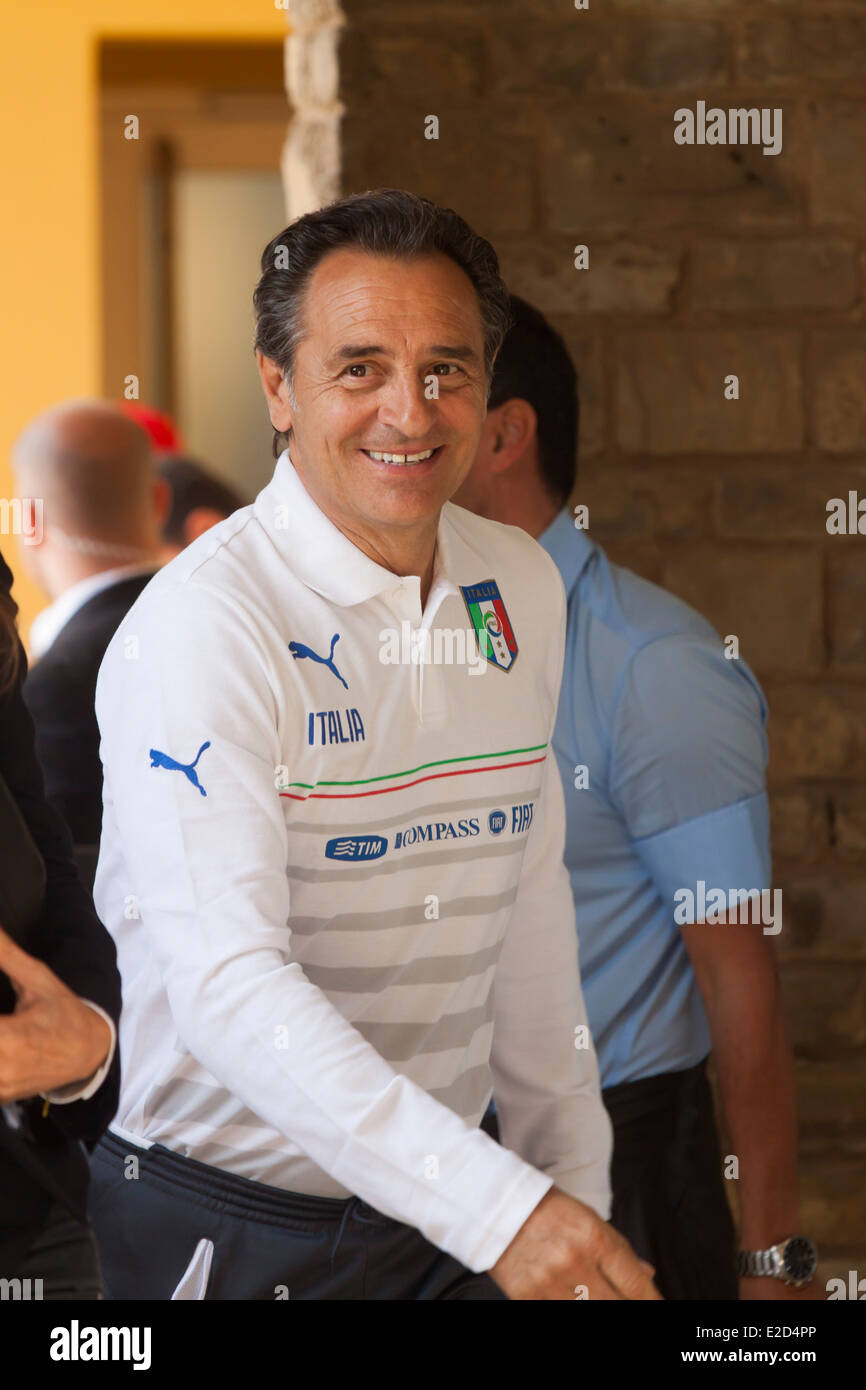 Cesare Prandelli, italienischer Fußballtrainer Stockfoto