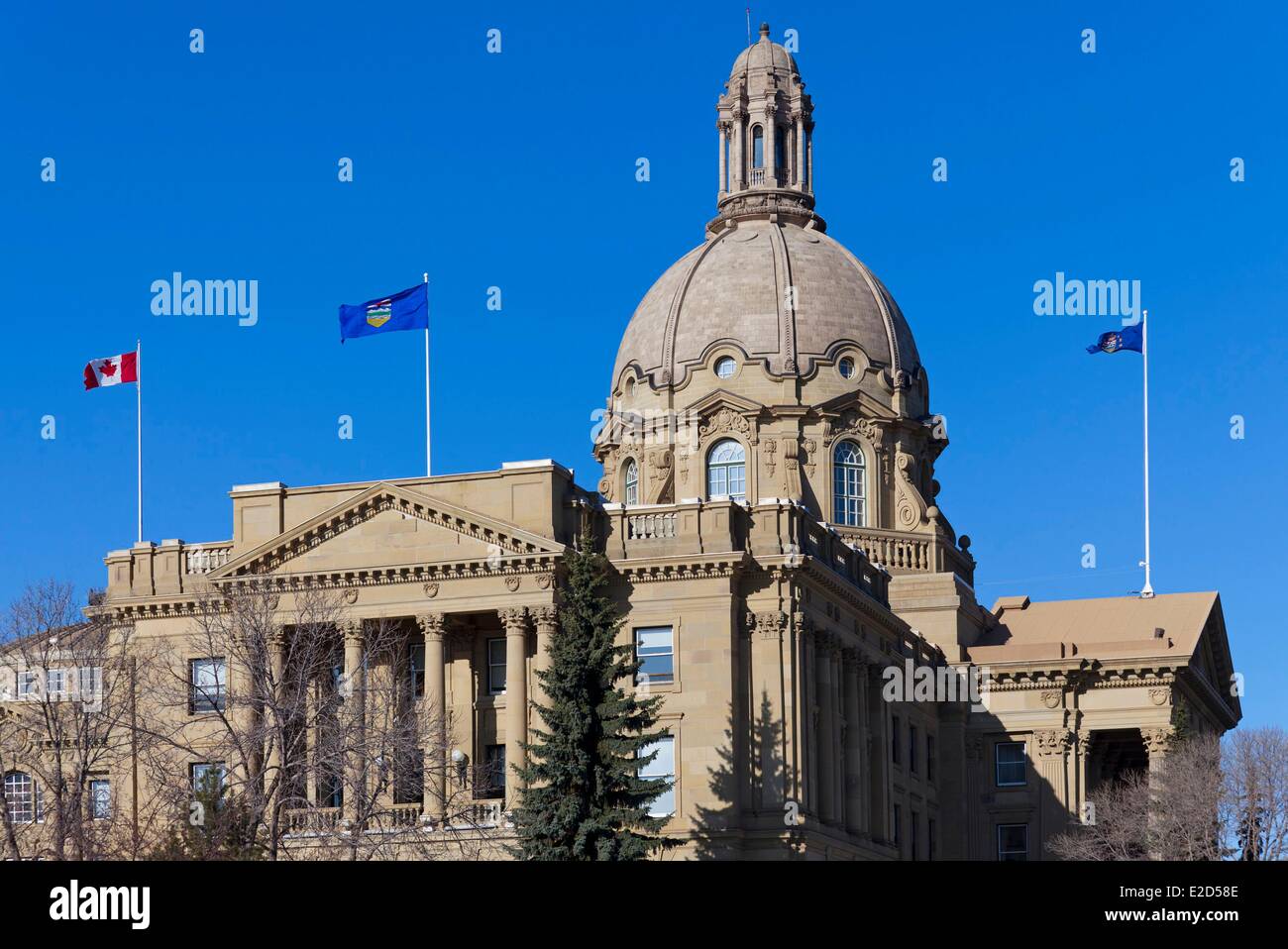 Kanada-Alberta-Edmonton das Parlament Stockfoto