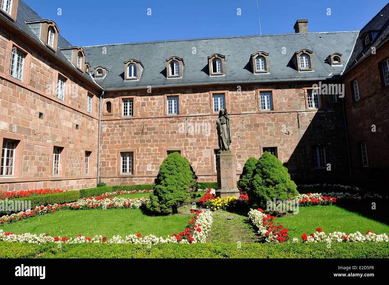 Frankreich Bas Rhin Mont Sainte Odile Sainte Odile convent Stockfoto