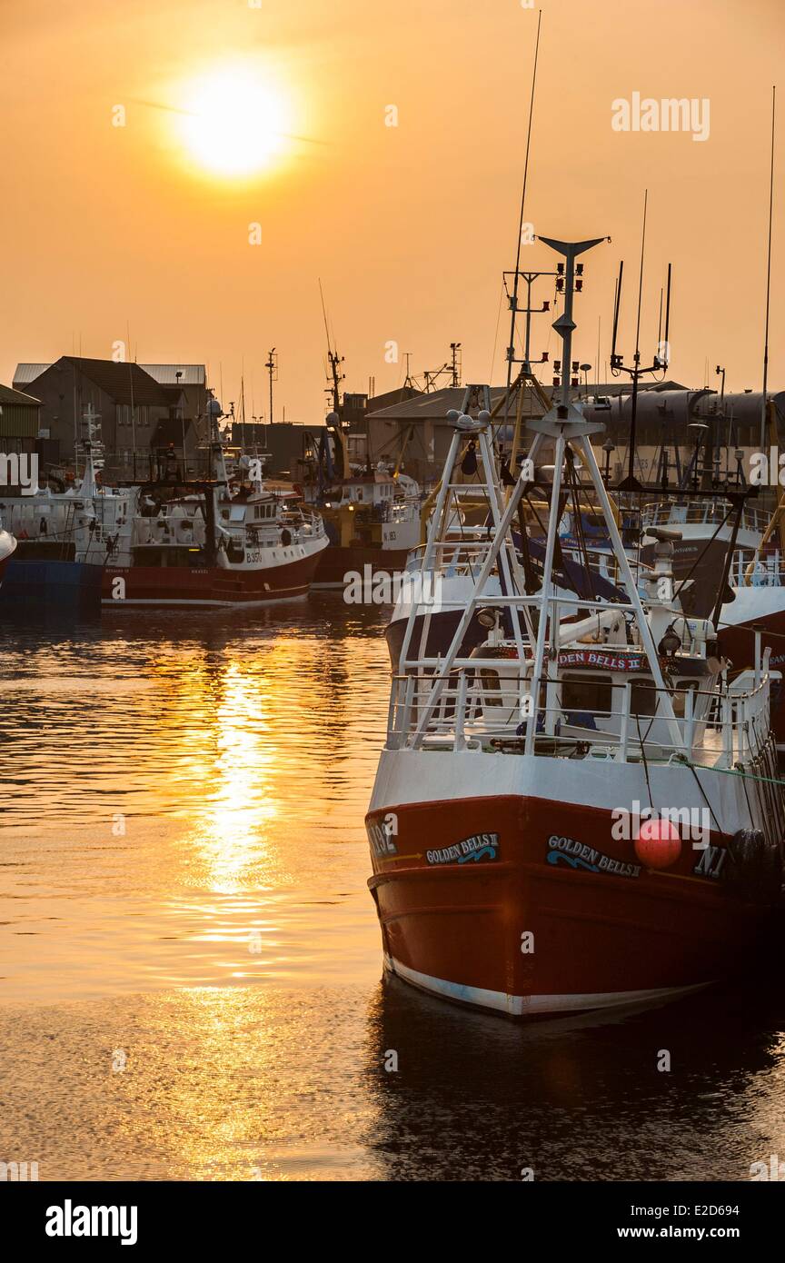 Vereinigtes Königreich Northern Ireland County Down Fischerei Hafen von Kilkeel Stockfoto