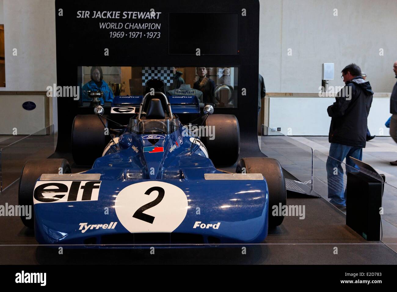 Vereinigtes Königreich Schottland Edinburgh Weltkulturerbe UNESCO Royal Museum of Scotland Formel 1 von Sir Jackie Stewart Stockfoto
