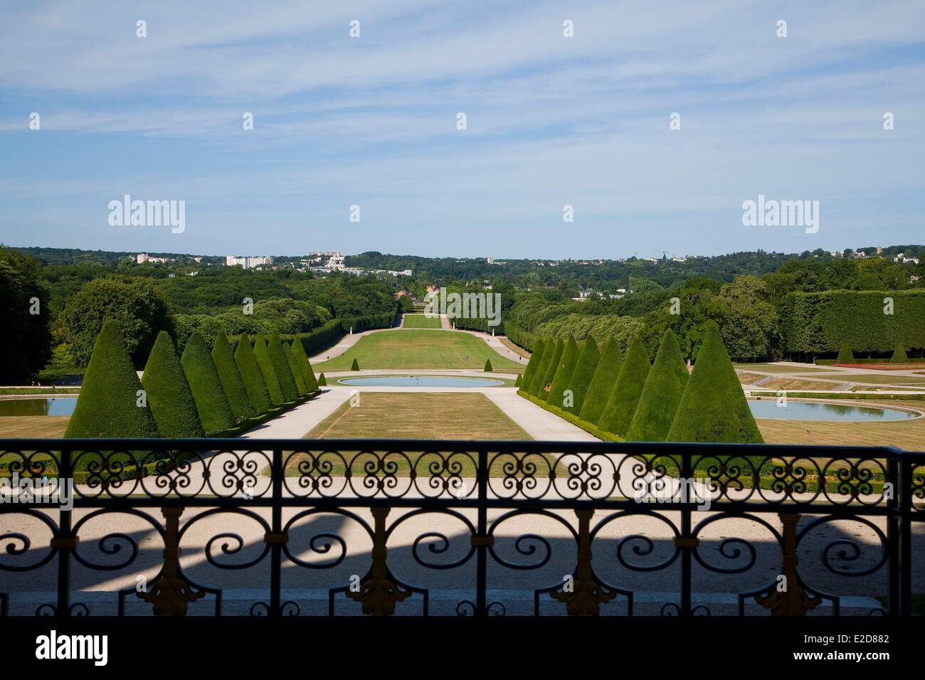 Frankreich Hauts de Seine Sceaux Parc de Sceaux von Andre Le Notre entworfen Stockfoto