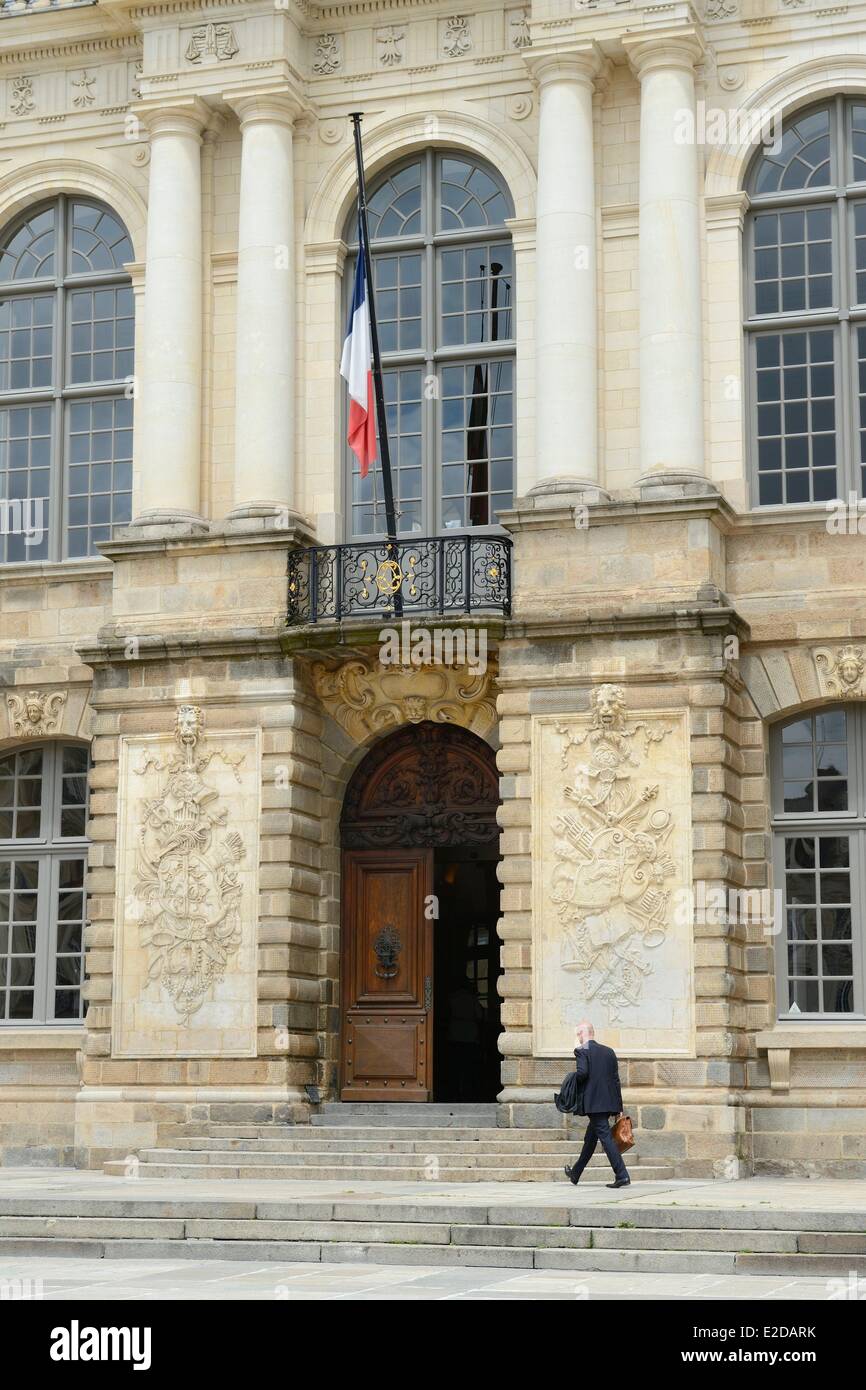 Frankreich, Ille et Vilaine, Rennes, Parlement der Bretagne (Parlement de Bretagne) jetzt die Rennes Gericht Rechtsmittel Stockfoto